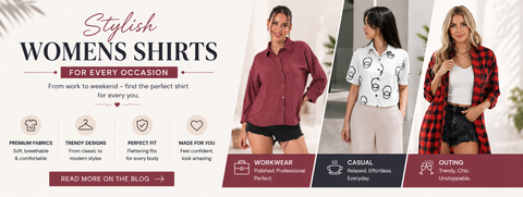 Shirts for Women: Stylish Womens Shirts for Every Occasion