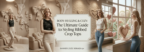 Body-Hugging & Cozy: The Ultimate Guide to Styling Ribbed Crop Tops