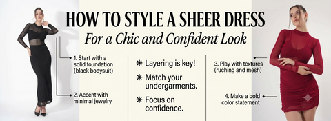 How to Style a Sheer Dress for a Chic and Confident Look