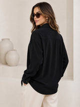 Clobug Textured Shirt With Full Sleeve & Point Collar
