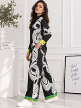 Clobug Black & White - Perfect Printed co ord set
