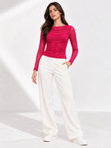 Clobug Women Pleated Top