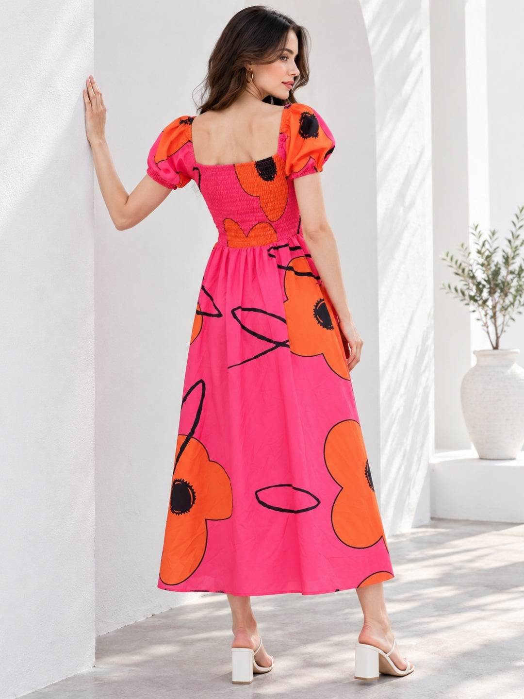 Clobug Women A-line Midi Dress