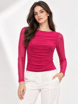Clobug Women Pleated Top