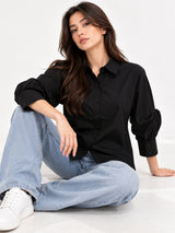 Women Shirt Collar Full Sleeve Shirt