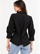 Women Shirt Collar Full Sleeve Shirt