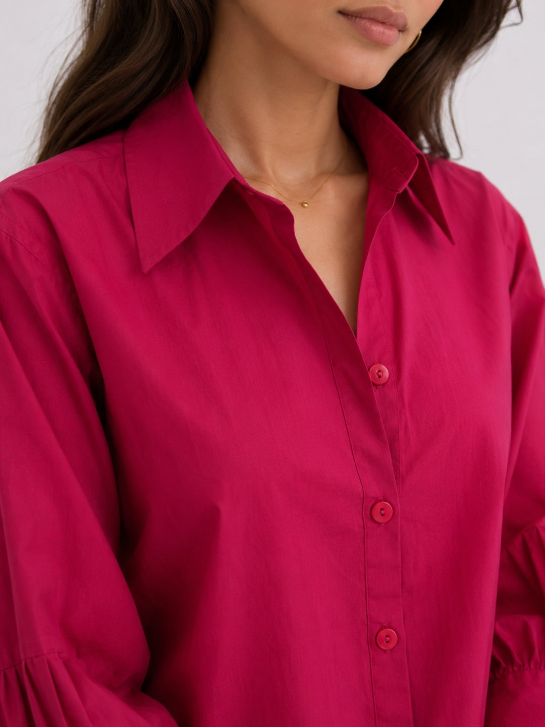 Women Pink Full Sleeve Shirt