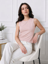 Clobug Women Sleeveless Cotton Top