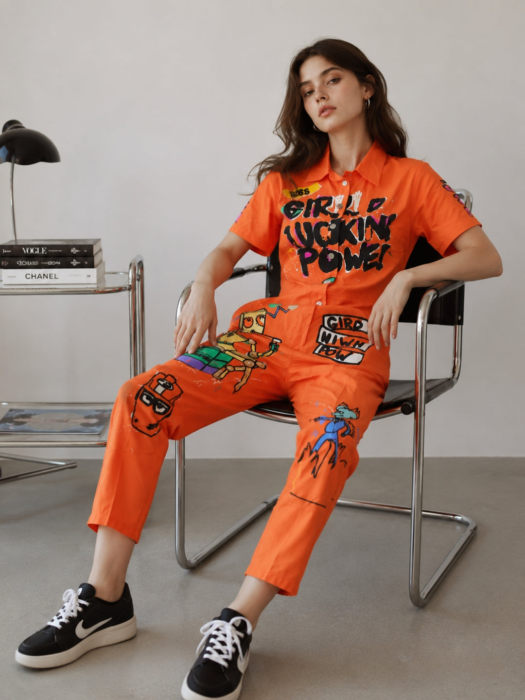 Clobug Women Printed Green Jumpsuit