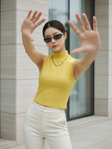 Clobug women High Neck Top