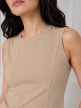 Clobug Women Sleeveless Cotton Top