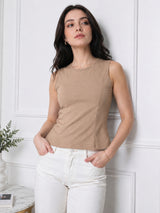 Clobug Women Sleeveless Cotton Top