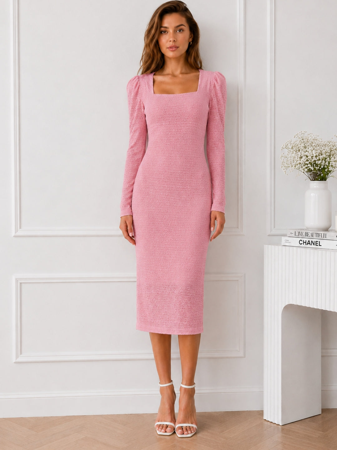 Clobug Women Bodycon Full Sleeve Dress