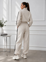 Clobug Women White Full Sleeve Coord Set