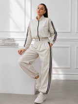 Clobug Women White Full Sleeve Coord Set