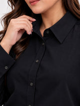 Clobug Women Plus Size Full Sleeve Formal Shirt