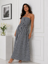 Women's Black&White Printed Dress