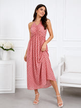 Women's Pink Polka Dot Dress
