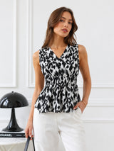 Women's Animal Print Top