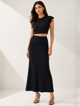 Clobug Women Top & Skirt Co-ord Set