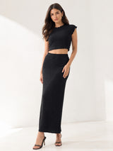 Clobug Women Top & Skirt Co-ord Set