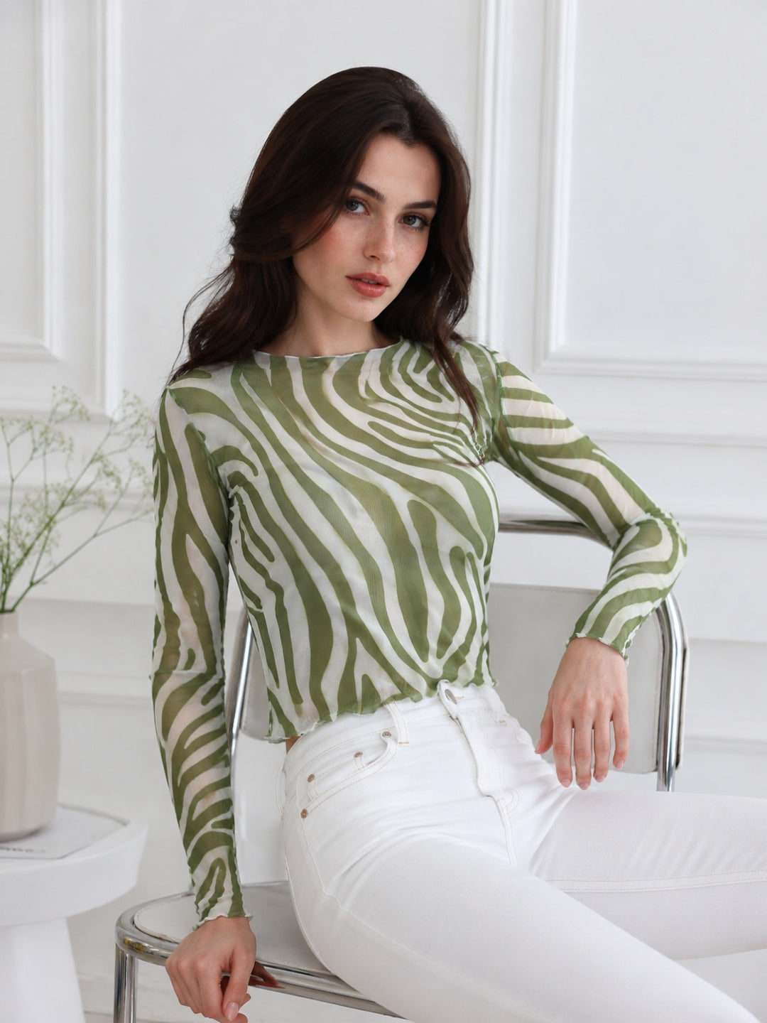 Animal Print Top