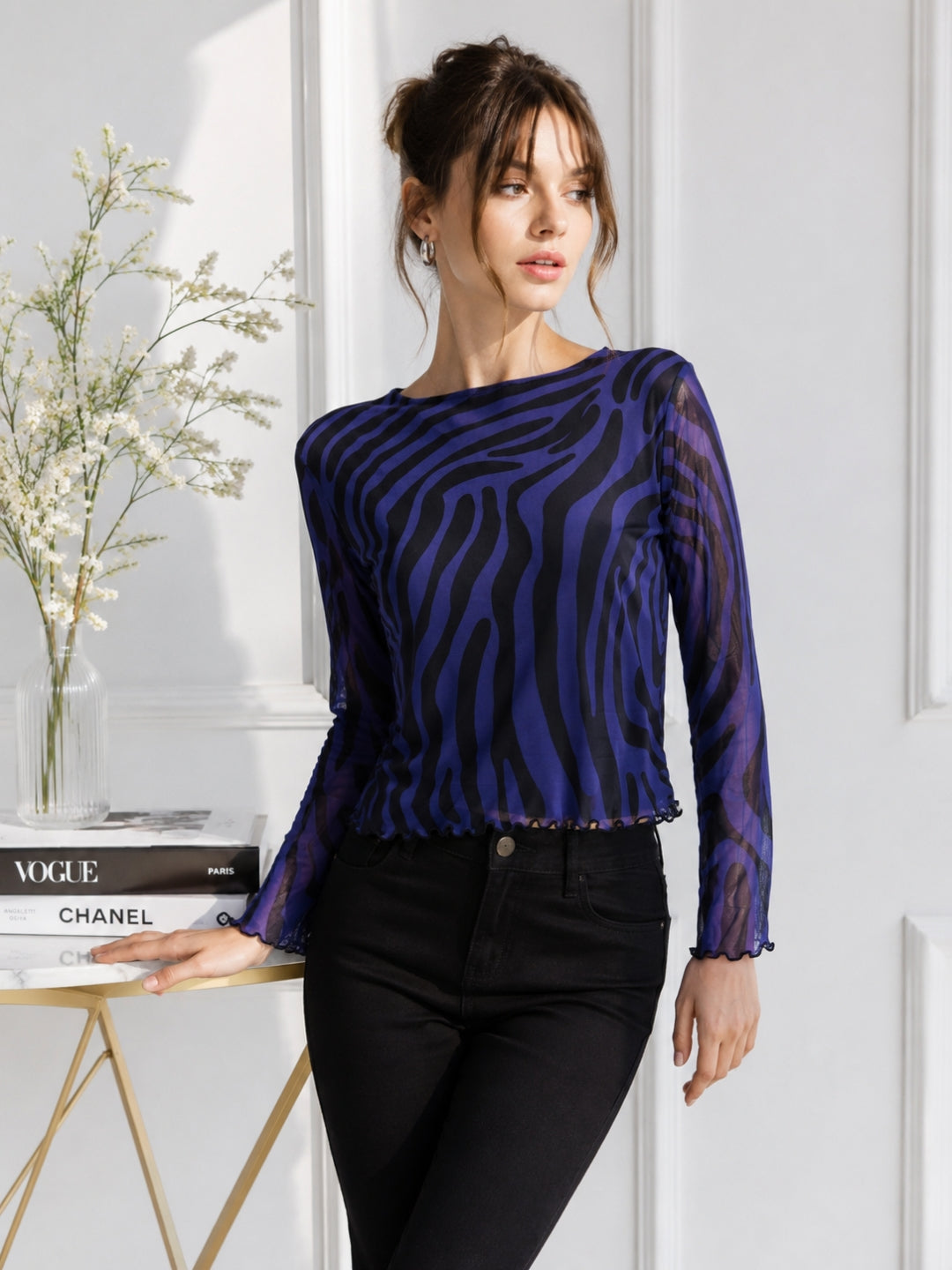 Animal Print Top