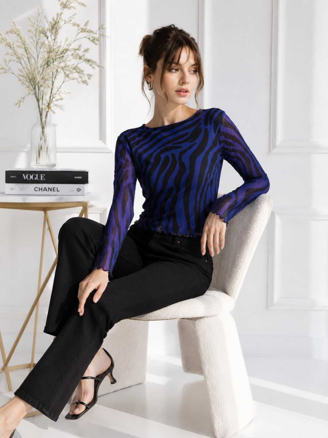 Animal Print Top