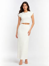 Clobug Women Top & Skirt Co-ord Set