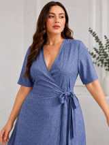 Women’s Plus Size Wrap Dress