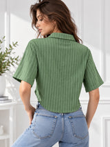 Clobug Women Green Shirt