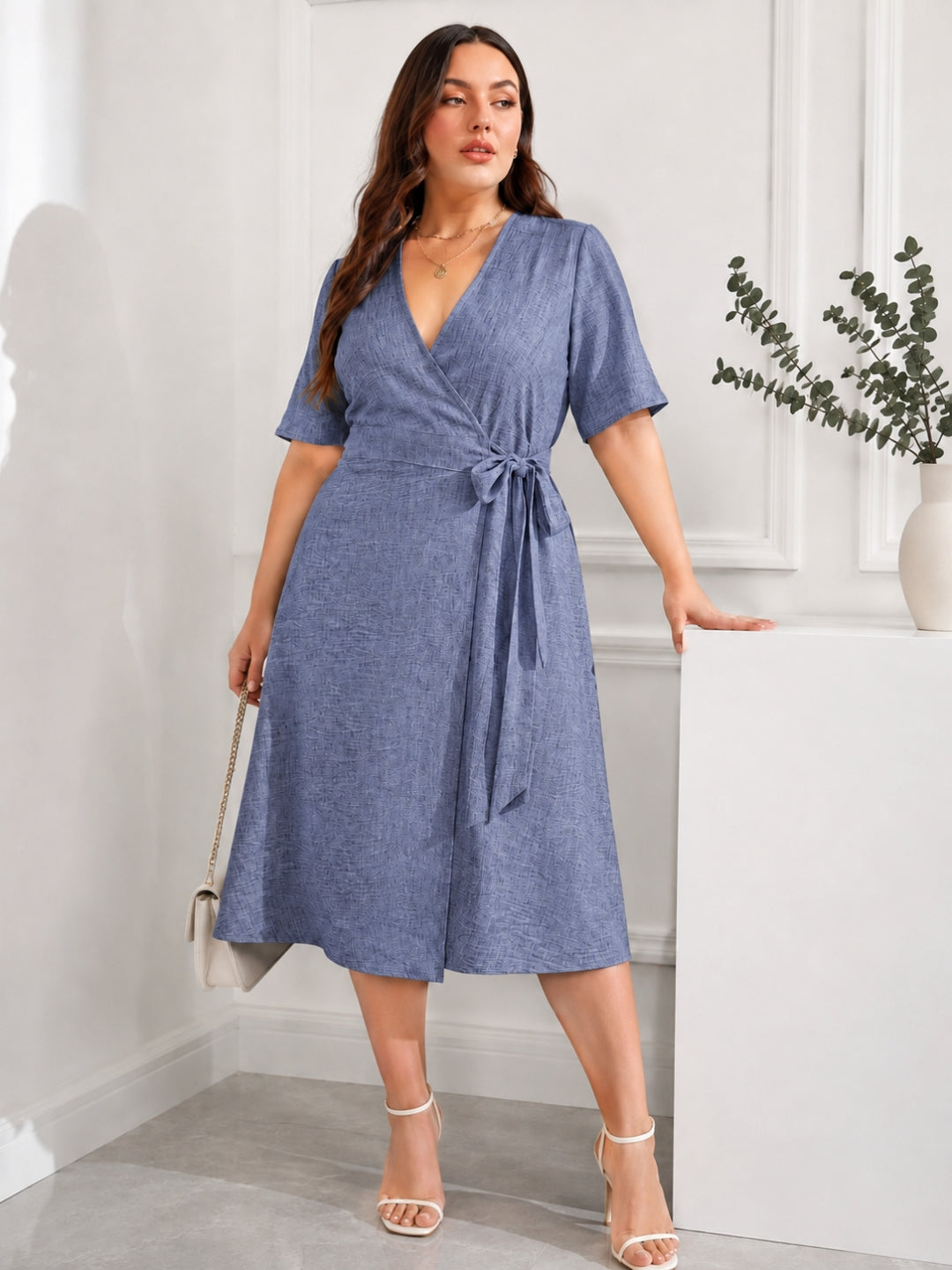 Women’s Plus Size Wrap Dress