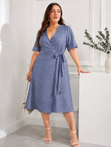 Women’s Plus Size Wrap Dress