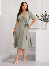 Women’s Plus Size Wrap Dress