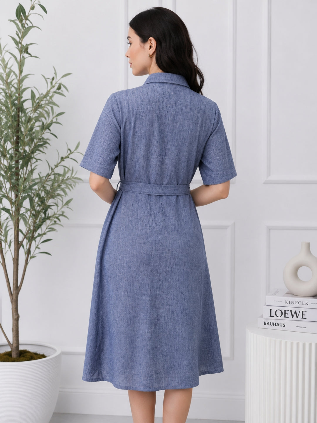 Women's Cotton Shirt Dress