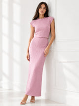 Clobug Women Top & Skirt Co-ord Set