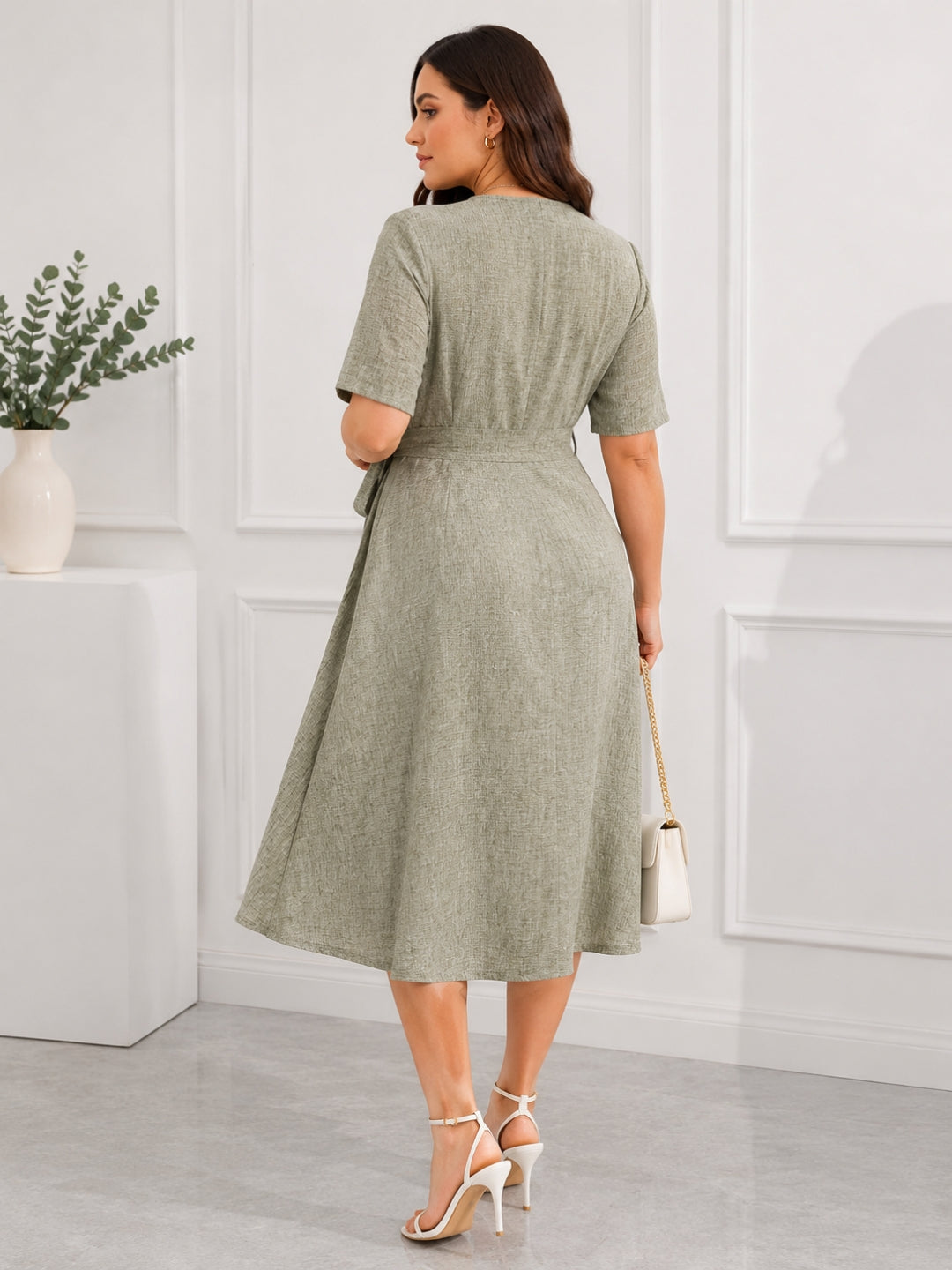 Women’s Plus Size Wrap Dress