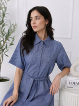 Women's Cotton Shirt Dress