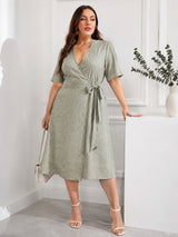 Women’s Plus Size Wrap Dress