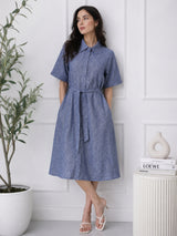 Women's Cotton Shirt Dress