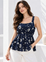 Floral Print Tunic Top