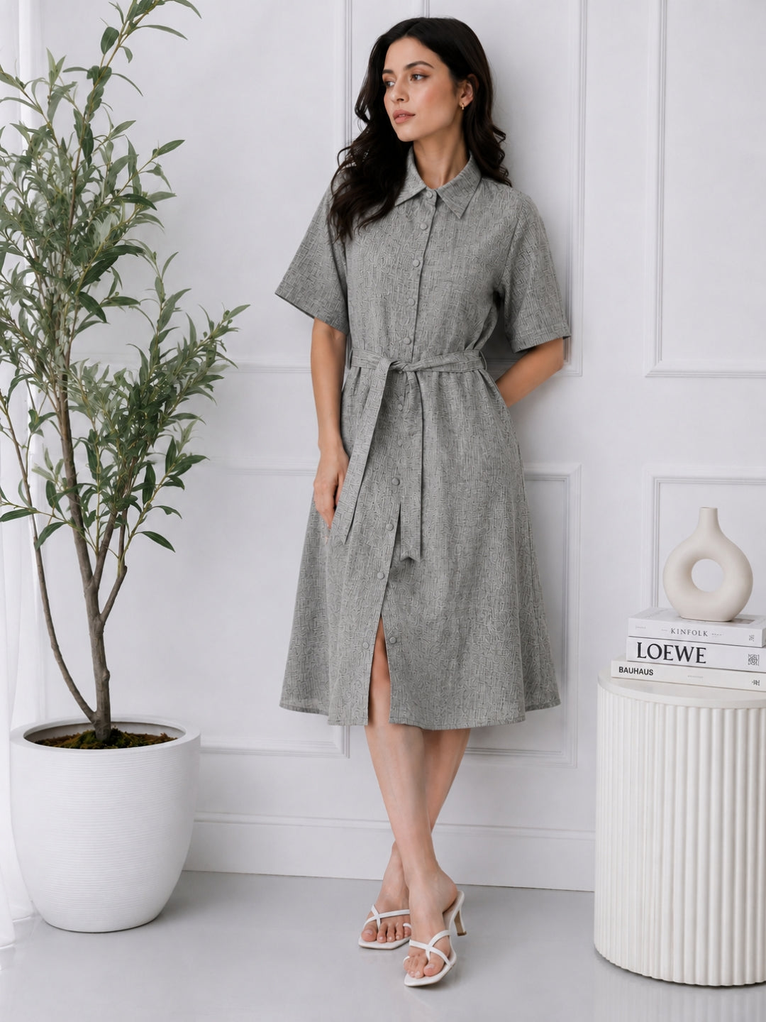 Women's Cotton Shirt Dress