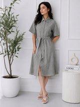 Women's Cotton Shirt Dress