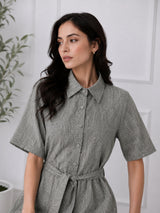 Women's Cotton Shirt Dress