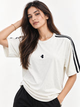 Women’s Cotton Blend Stripe T-Shirt