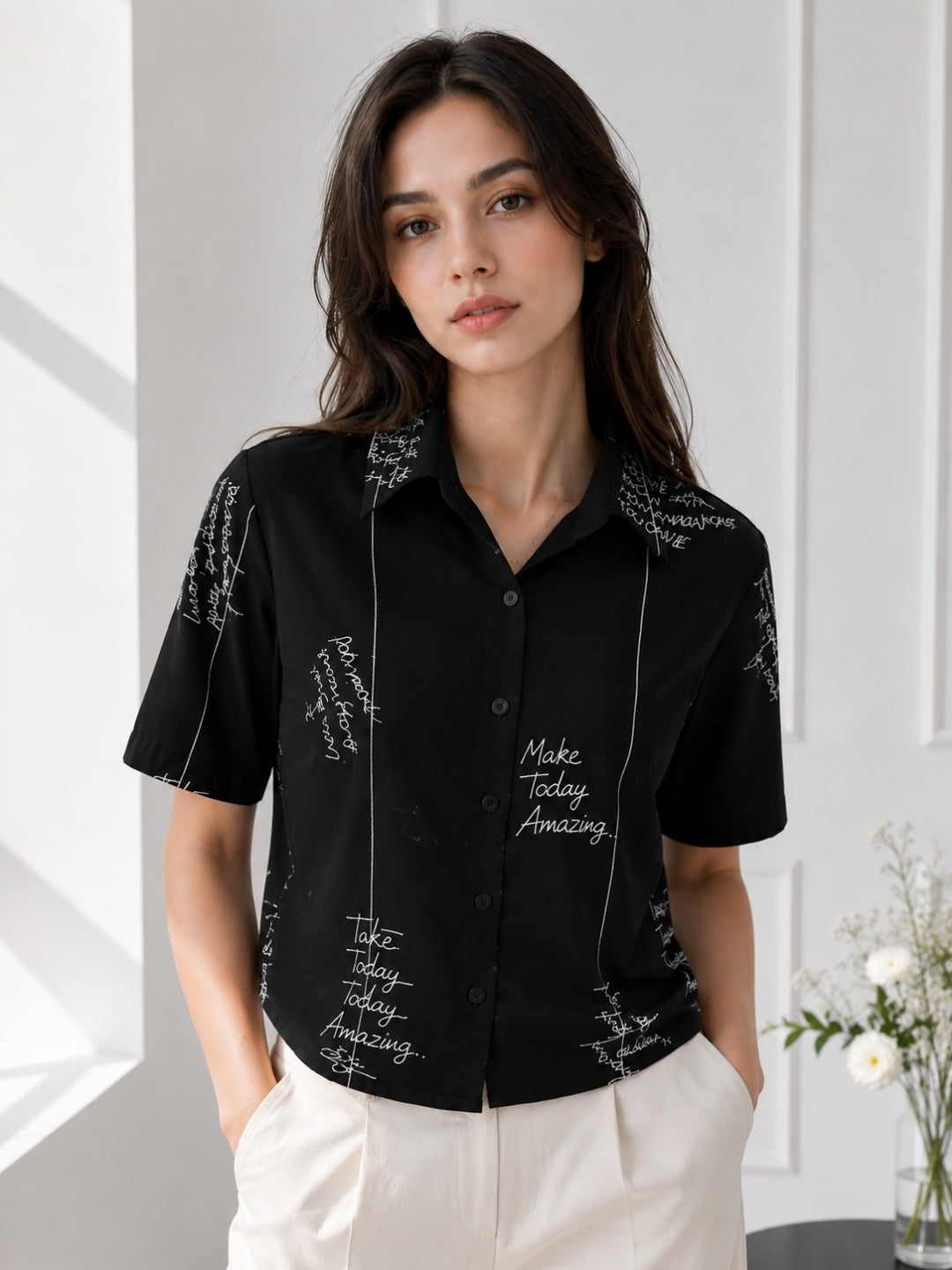 Clobug Women Printed Shirt