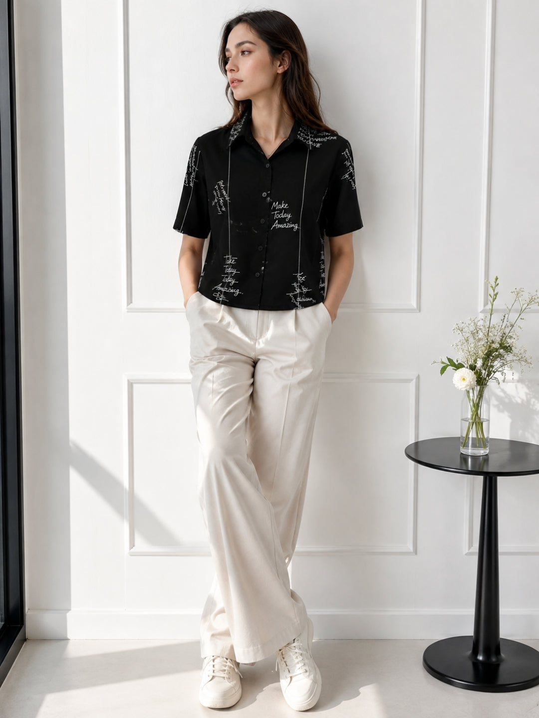 Clobug Women Printed Shirt