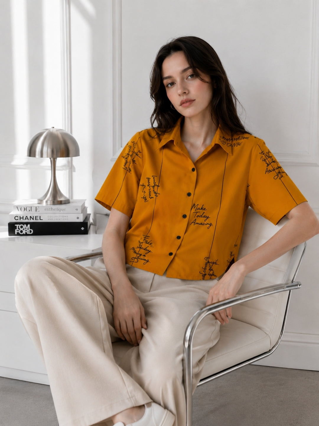 Clobug Women Printed Shirt