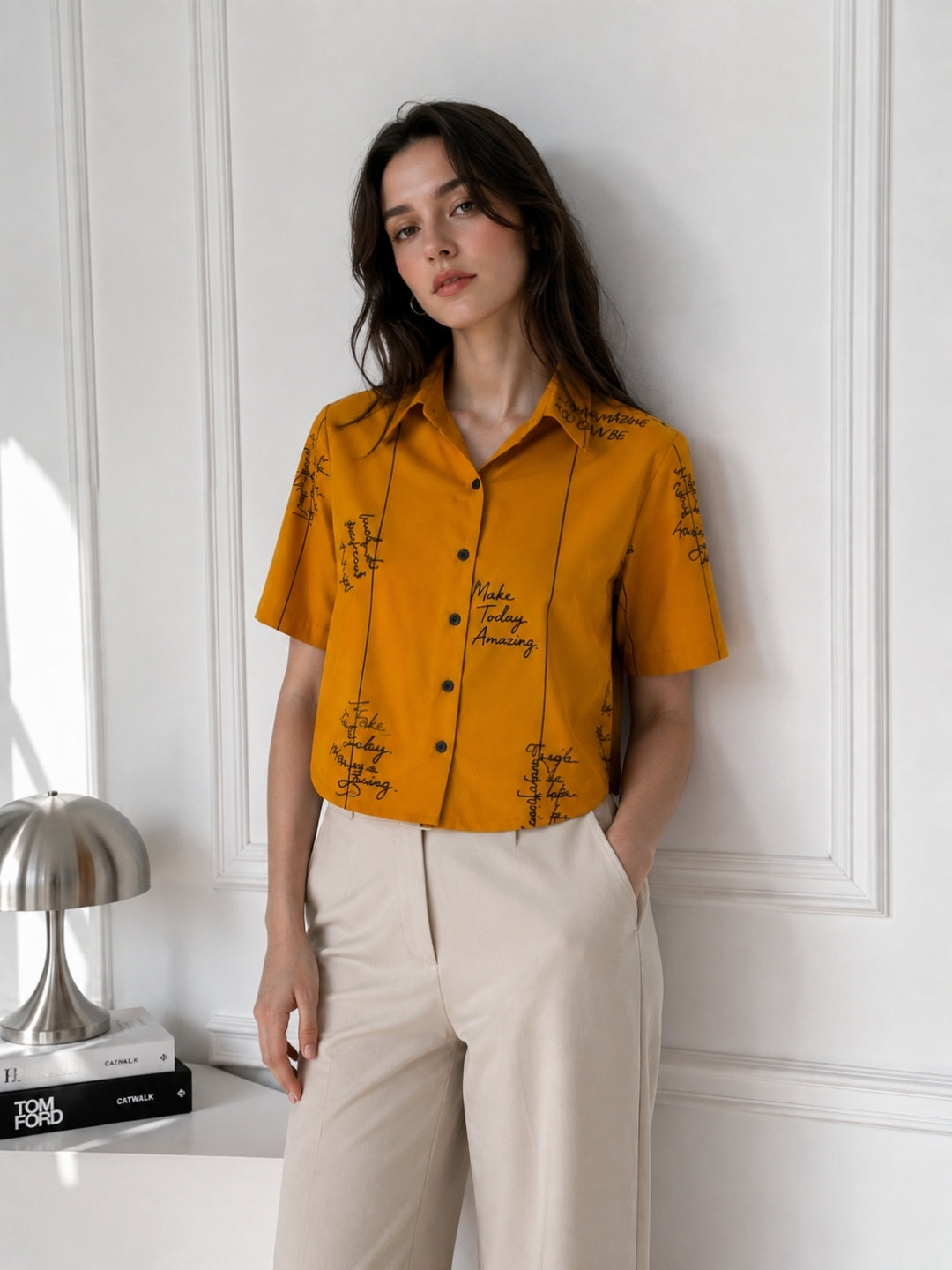Clobug Women Printed Shirt