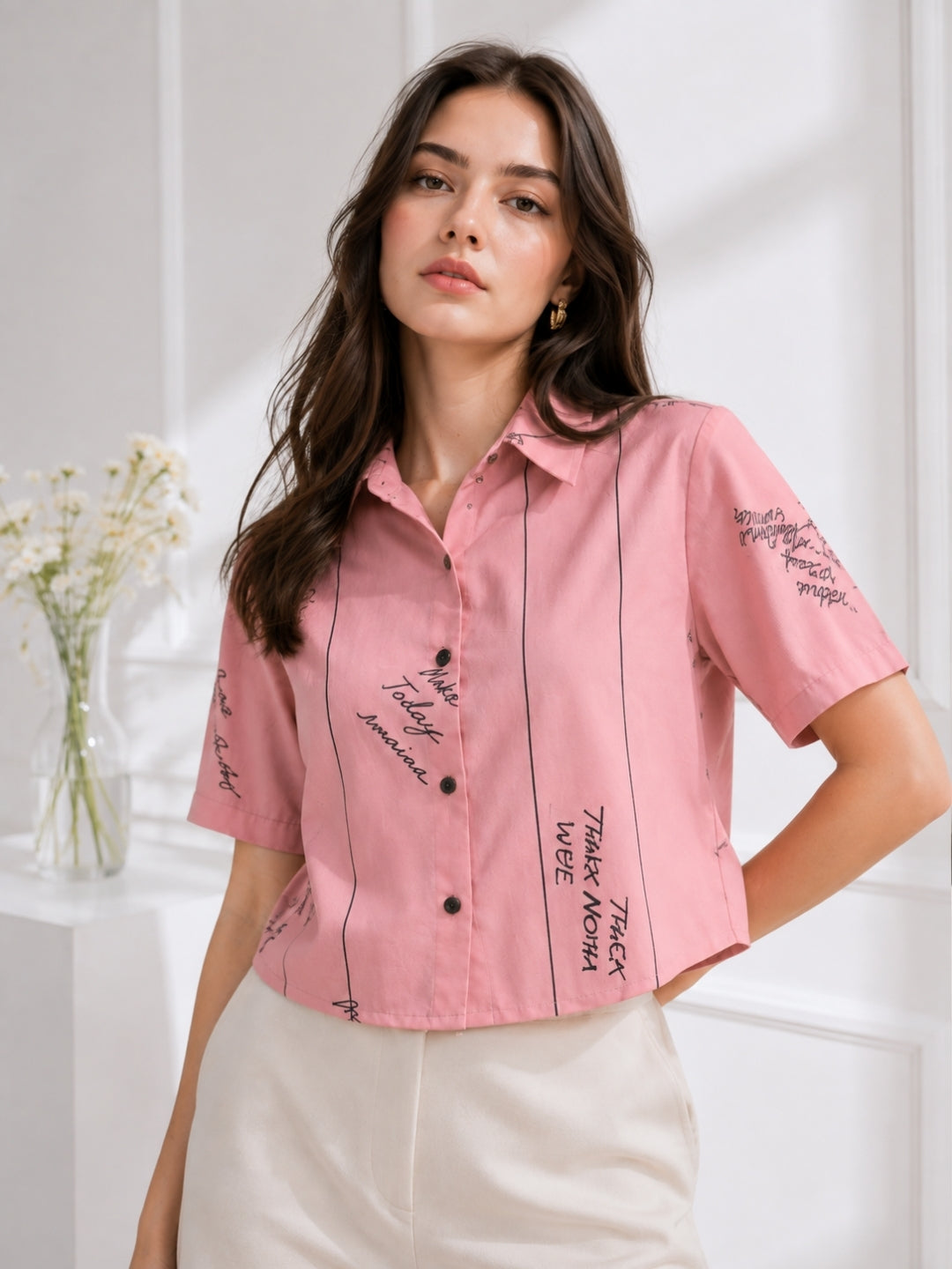 Clobug Women Printed Shirt